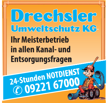 24 Stunden Notdienst - Drechsler Umweltschutz KG in Kulmbach - Telefon 09221 67000